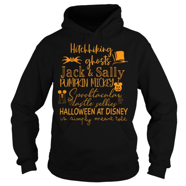 Hitchhiking Ghosts Jack & Sally Pumpkin Mickey Hoodies