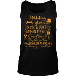Hitchhiking Ghosts Jack & Sally Pumpkin Mickey Tank Top