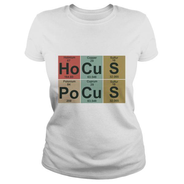 Hocus Pocus Periodic Table Elements Ladies