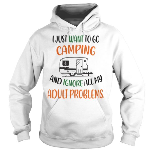 I Just want To Go Camping And Ignore All My Adult Problems Hoodies