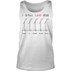 I Still Love BSB Microphone Boy Band Pop Concert Mic Stands Shirt Tank Top