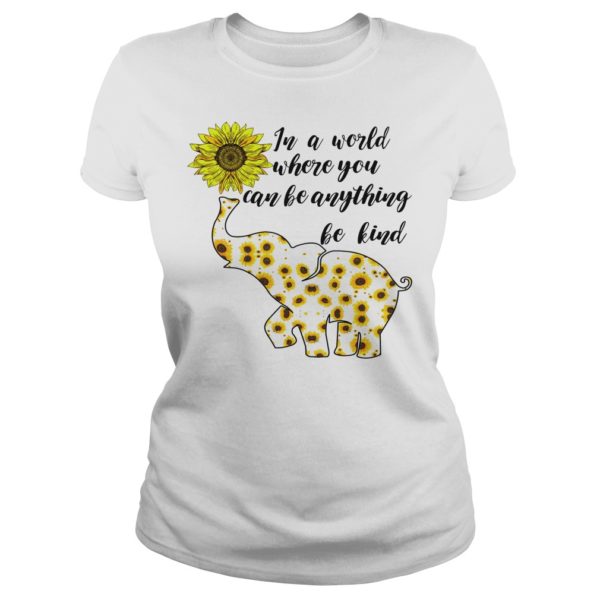 In A World Where You Can Be Anything Be Kind Shirt Ladies