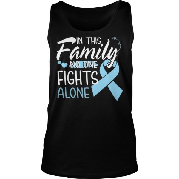In This Family No One Fights Alone ProstateCancer Tank Top