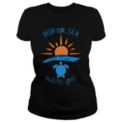 Keep Our Sea Plastic Free Turtle Ladies b