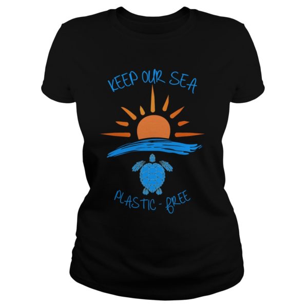 Keep Our Sea Plastic Free Turtle Ladies b