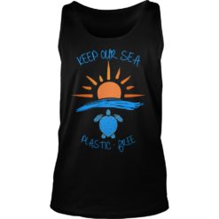 Keep Our Sea Plastic Free Turtle Tank Top