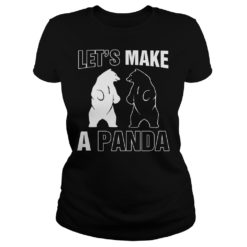 Let’s Make A Panda Shirt Ladies