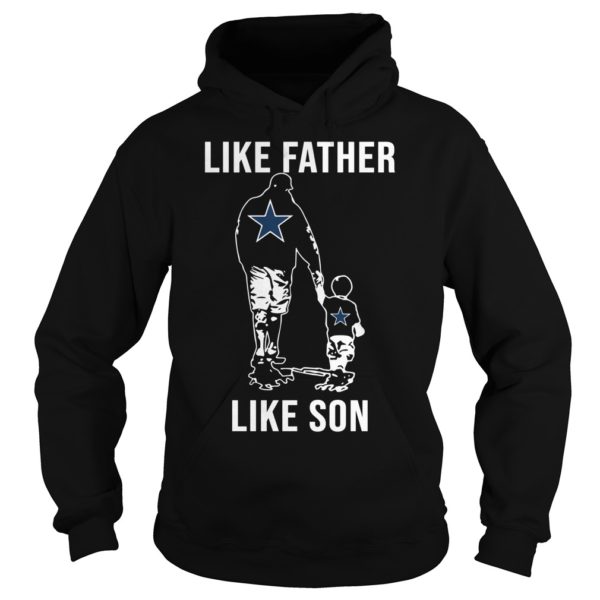 Like Father Cowboy Like Son Best Dad Hoodies