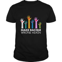 Make Racism Wrong Again Anti Trump Anti Hate Shirt