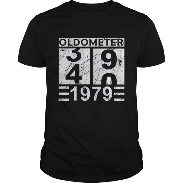 Mens Oldometer 39 40 1979 Shirt 40th Birthday Funny Gift