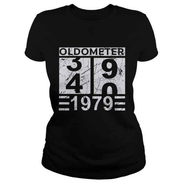 Mens Oldometer 39 40 1979 Shirt 40th Birthday Funny Gift Ladies