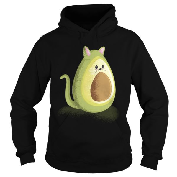 Meow Avogato Cat Avocado Cat Face Hoodies