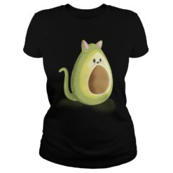 Meow Avogato Cat Avocado Cat Face Ladies