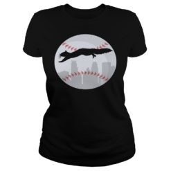 Minneapolis Minnesota Squirrel Silhouette Shirt Ladies
