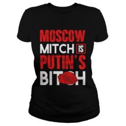Moscow Mitch Putin's Bitch Russia Red Turtle meme Shirt Ladies