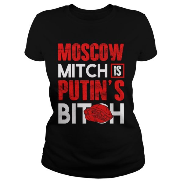 Moscow Mitch Putin's Bitch Russia Red Turtle meme Shirt Ladies
