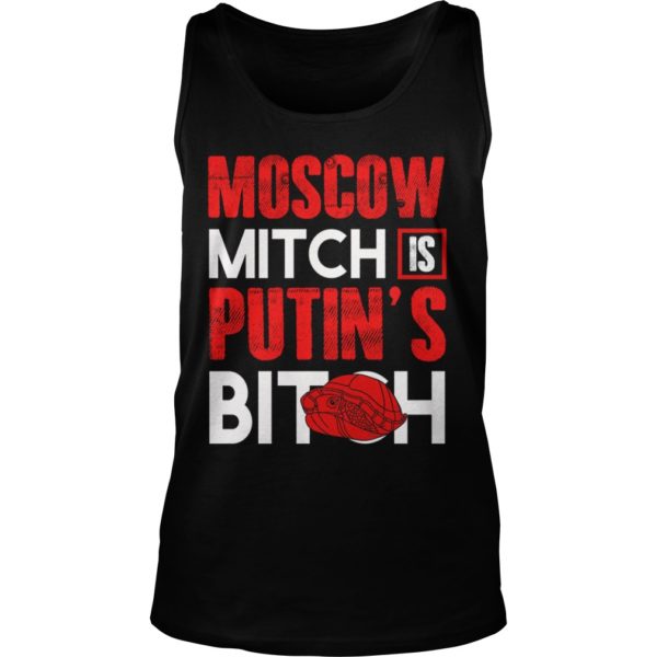 Moscow Mitch Putin's Bitch Russia Red Turtle meme Shirt Tank Top