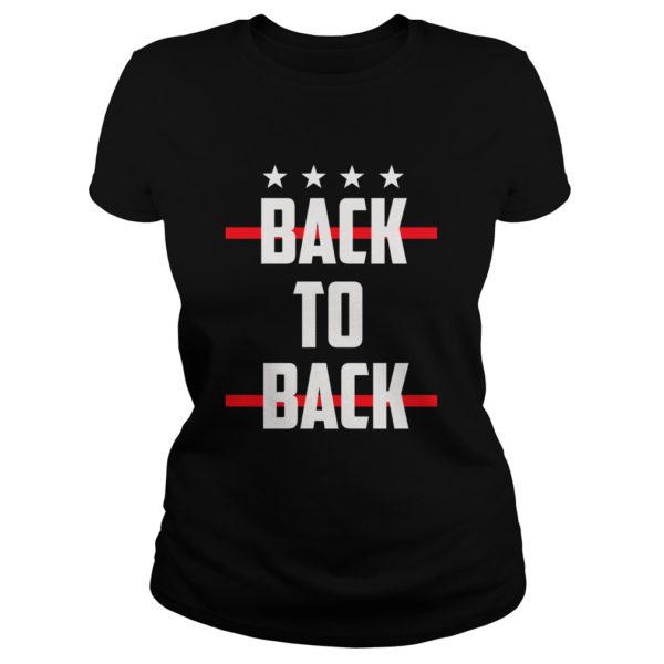 National Womens Soccer Back To Back four stars 2019 Shirt Ladies
