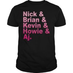 Nick Brian Kevin Howie Aj Straight Through My Heart Shirt