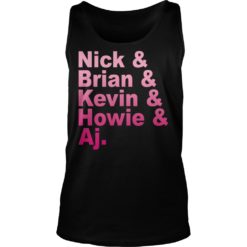Nick Brian Kevin Howie Aj Straight Through My Heart Shirt Tank Top