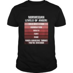 Norwegian Levels Of Anger T - Shirt