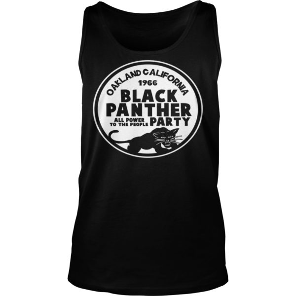 Oakland California 1966 Black Panther Party Shirt Tank Top