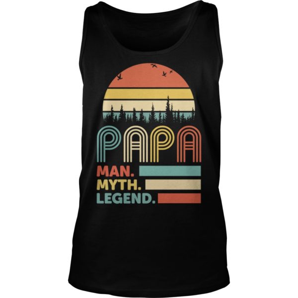 Papa Man Myth Legend Tank Top