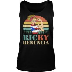 Ricky Renuncia Bandera Negra Puerto Rico Boricua Flag Shirt image Ricky Renuncia Bandera Negra Puerto Rico Boricua Flag Shirt Tank Top
