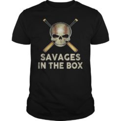 Savages In The Box Baseball Shirt