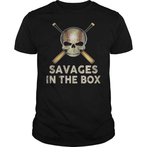 Savages In The Box Baseball Shirt