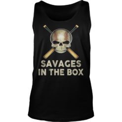 Savages In The Box Baseball Shirt Tank Top