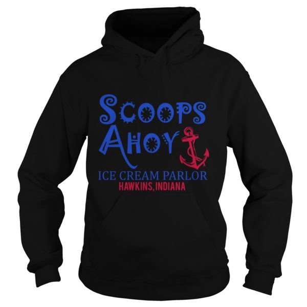 Scoops Ahoy Ice Cream Parlor 80'S Retro Shirt Hoodies