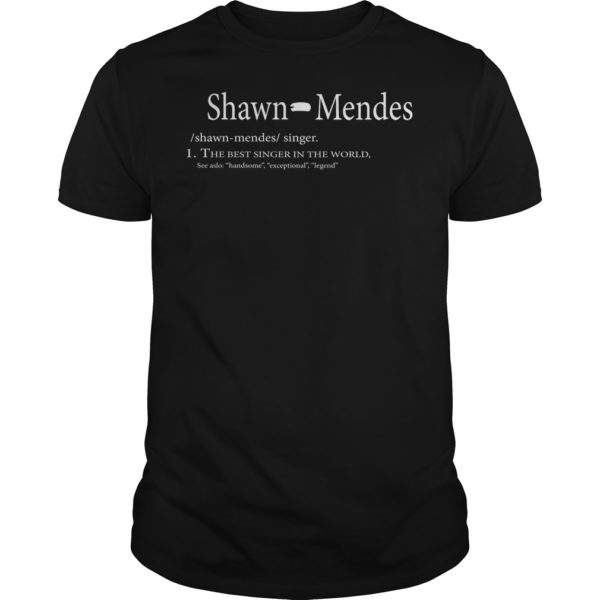 Shawn Mendes The Best Singer In The World T - Shirt