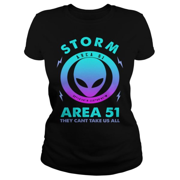 Storm Area 51 Funny Alien Shirt Ladies