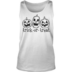 Trick or Treat Pumpkin Halloween Shirt Tank Top