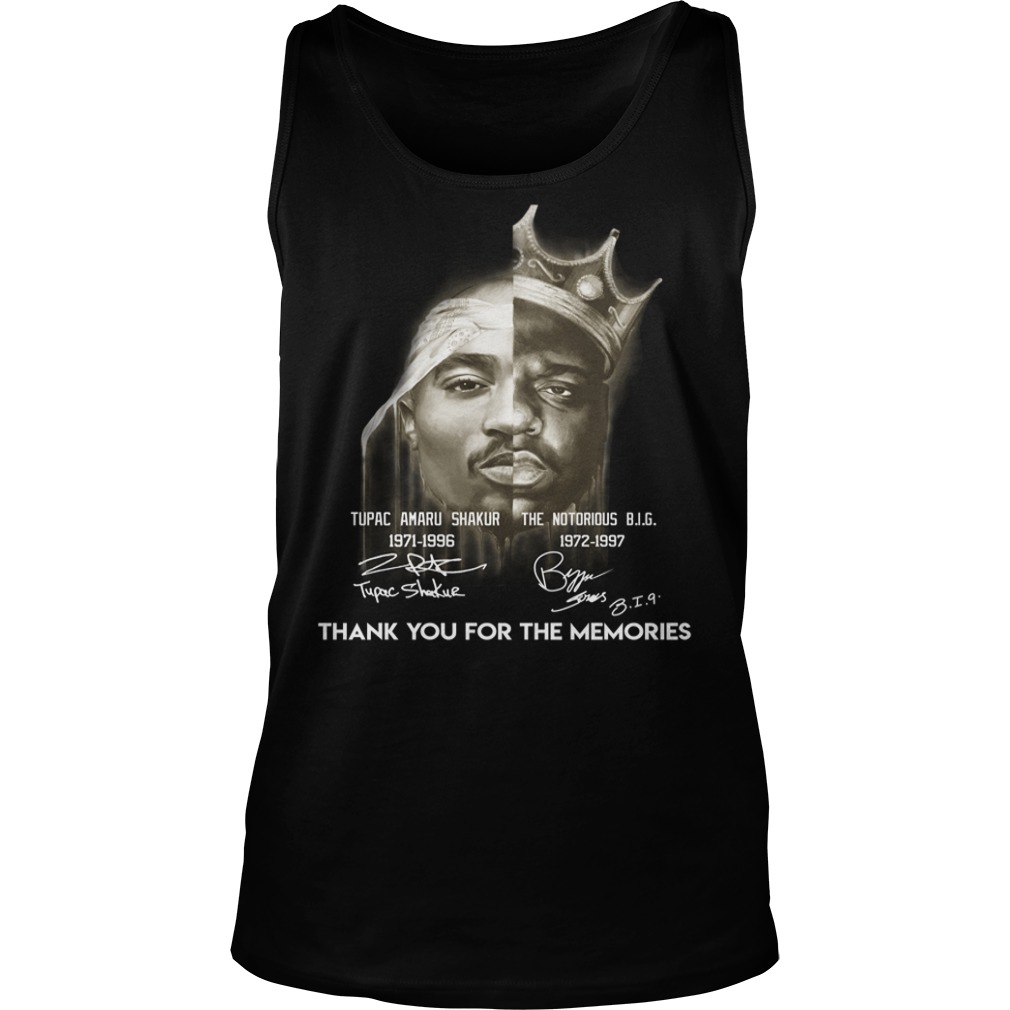 Tupac Amaru Shakur Notorious Big Rapper Legend Signed Shirt Tank Top Tupac Amaru Shakur Notorious Big Rapper Legend Signed Shirt Tank Top