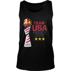 USA Women Soccer Team France 2019 Tank Top