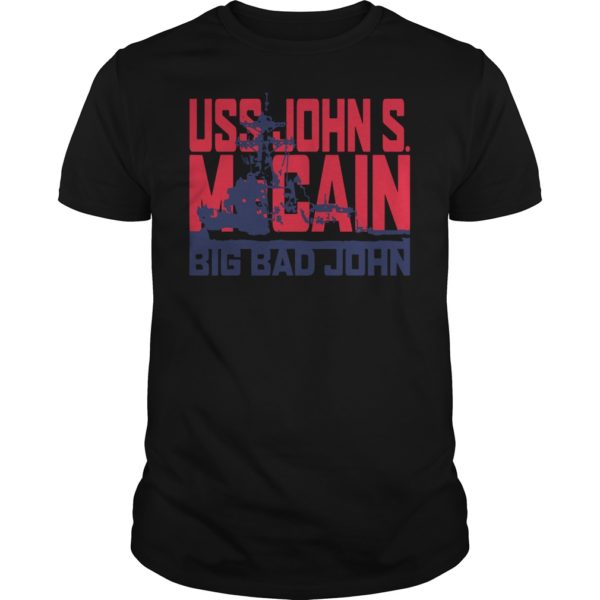 USS John S McCain Support our Vets! Shirt