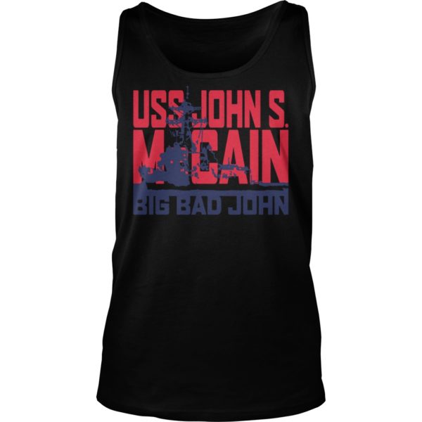 USS John S McCain Support our Vets! Tank Top