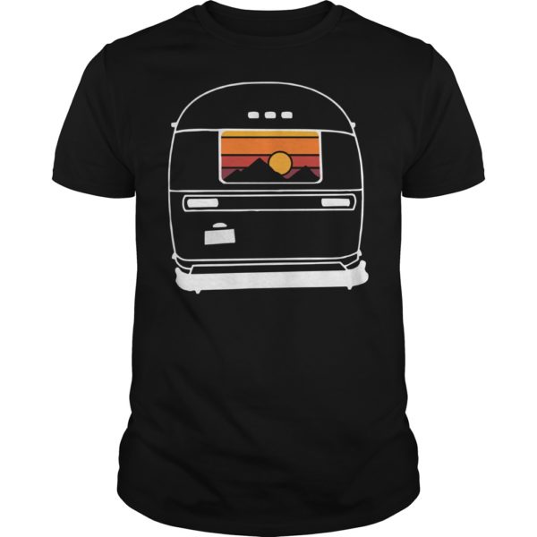 Vintage 1970's Argosy Camper Retro Trailer Design Shirt