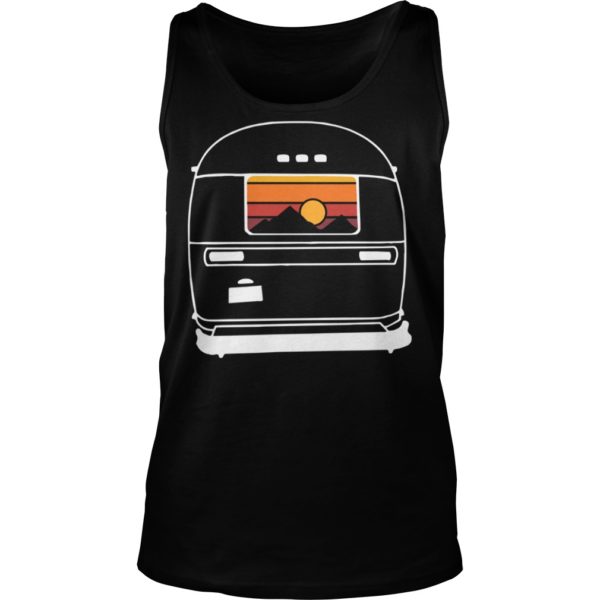 Vintage 1970's Argosy Camper Retro Trailer Design Shirt Tank Top