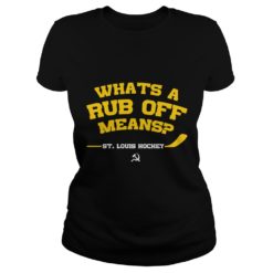 Whats A Rub Off Means St Louis Hockey Ladies
