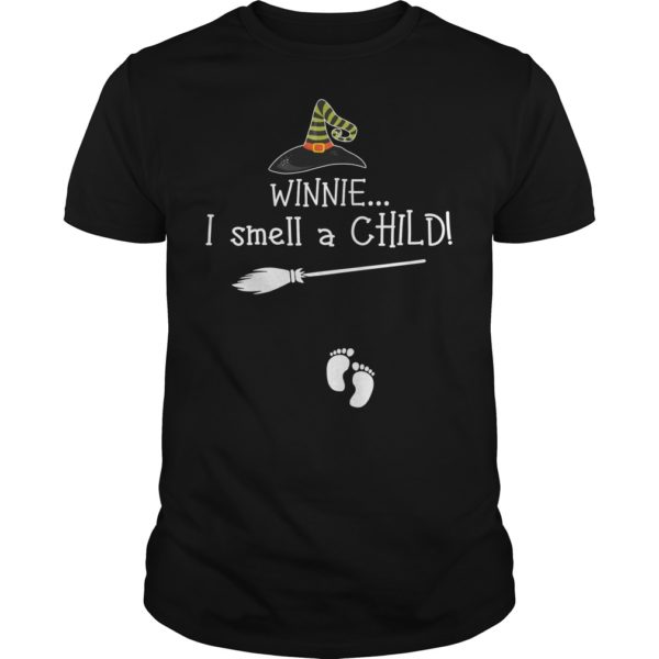 Winnie I Smell A Child Pregnancy Halloween Shirt