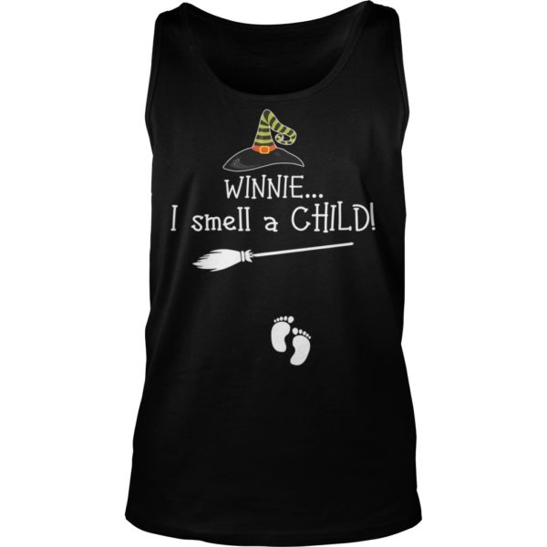 Winnie I Smell A Child Pregnancy Halloween Shirt Tank Top