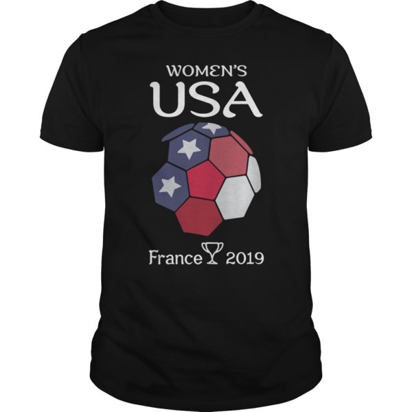 Women USA Soccer France 2019World Tournament T - Shirt