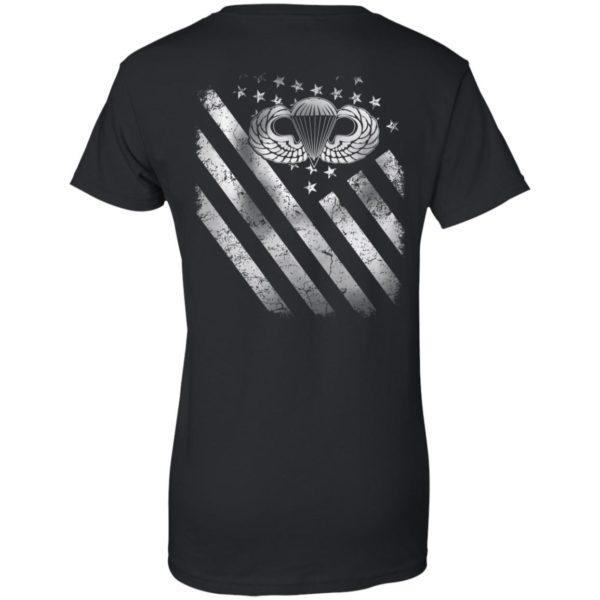 redirect 30 600x600px Airborne T Shirt: Airborne Flag T Shirt