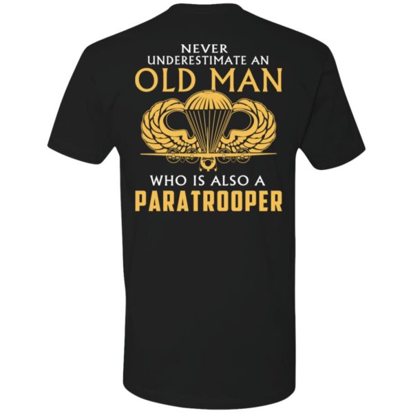 redirect 8 600x600px Never Underestimate An Old Man Who is Also a Paratrooper Shirt