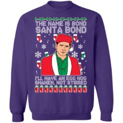 redirect11062021231122 9 247x247px Michael Scott The Name Is Bond Santa Bond Christmas Sweatshirt