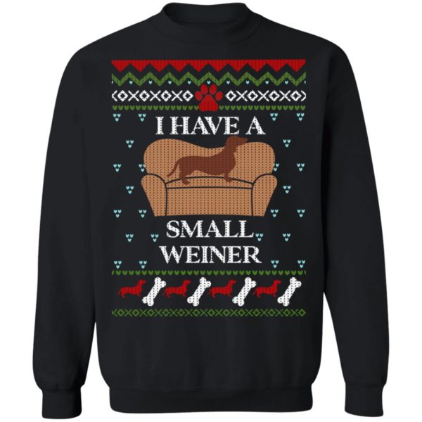 redirect11062021231132 2 600x600px I Have A Small Weiner Dachshund Christmas Sweatshirt