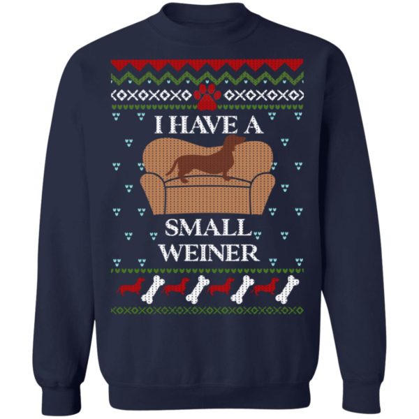 redirect11062021231132 4 600x600px I Have A Small Weiner Dachshund Christmas Sweatshirt